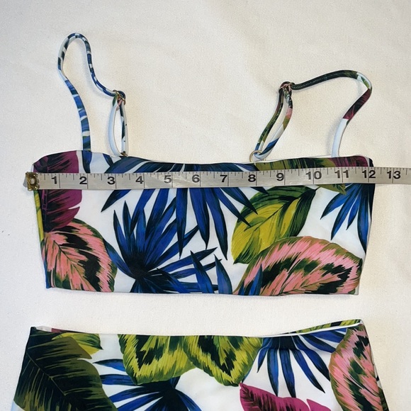 NWOT L*Space Rebel Electric Palm Bikini Top & Portia Electric Palm Bottom S - Picture 10 of 14